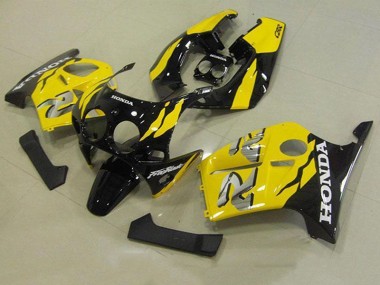 Carénage Moto Honda CBR 250 RR MC19 1988-1989 - Jaune Noir