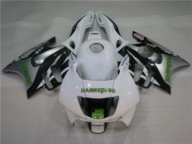 Carénage Moto Honda CBR 600 F3 1995-1998 - Blanc Vert Hannspree