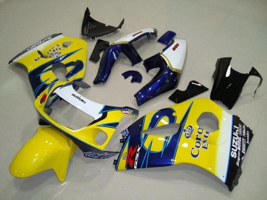 Carénage Moto Suzuki GSXR 600 1996-2000 - Jaune Corona