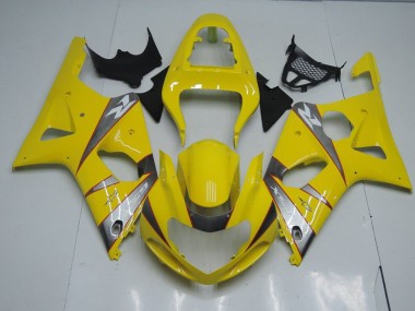 Carénage Moto Suzuki GSXR 1000 K1 2000-2002 - Jaune et Gris