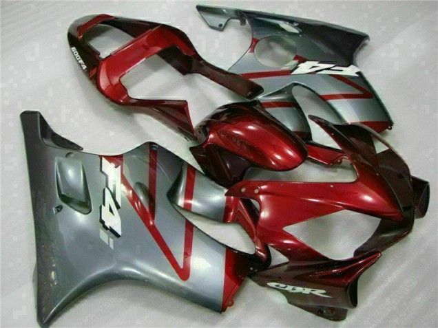 Carénages Moto Honda CBR 600 F4i 2001-2003 - Rouge Argent