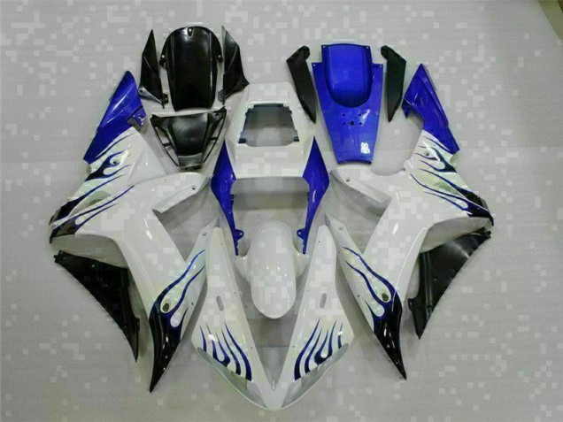 Kit Carénages Motos Complet Yamaha R1 2002-2003 - Blanc