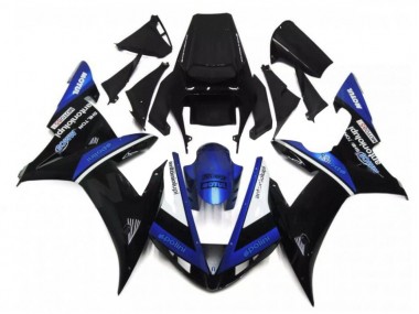 Carénage Moto Yamaha R1 2002-2003 - Noir Bleu