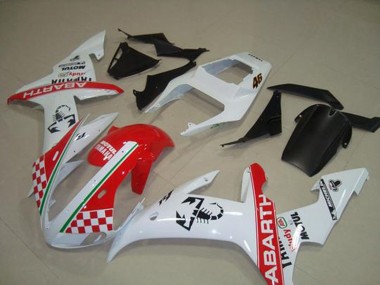 Carénage Moto Yamaha R1 2002-2003 - Rouge Blanc Flag