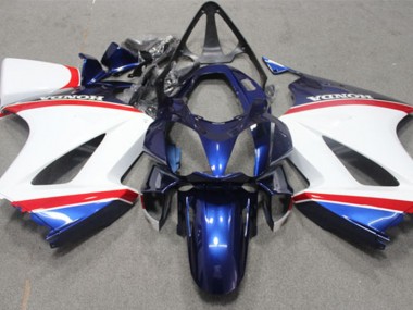 Carénage Moto Honda VFR 800 2002-2013 - Bleu Blanc