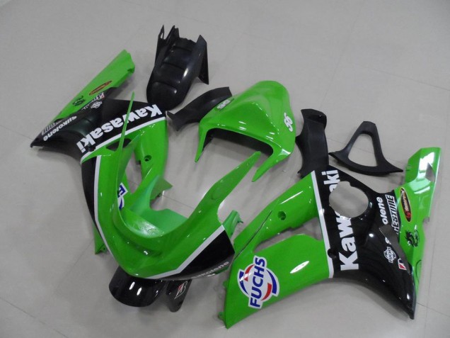 Carénage Moto Kawasaki ZX6R 2003-2004 - Vert Fuchs