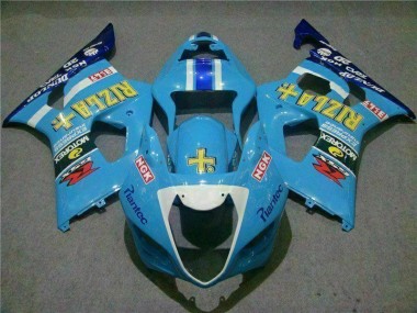 Carénage Moto Suzuki GSXR 1000 K3 2003-2004 - Bleu