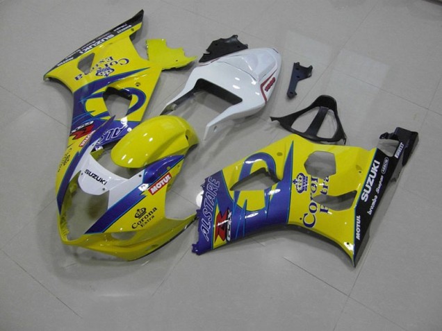 Carénage Moto Suzuki GSXR 1000 K3 2003-2004 - Jaune Corona