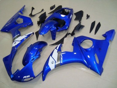 Carénage Moto Yamaha R6 2003-2005 - Style OEM Bleu