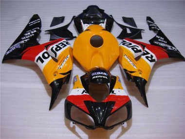 Carénages Moto Honda CBR 1000 RR 2004-2005 - Orange Noir Repsol