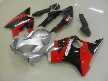 Carénages Moto Honda CBR 600 F4i 2004-2007 - Noir Rouge Argent