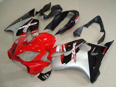 Carénage Moto Honda CBR 600 F4i 2004-2007 - Noir Rouge Argent