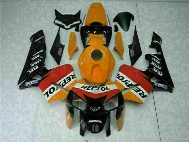 Carrosserie Moto Honda CBR 600 RR 2005-2006 - Orange Noir Repsol