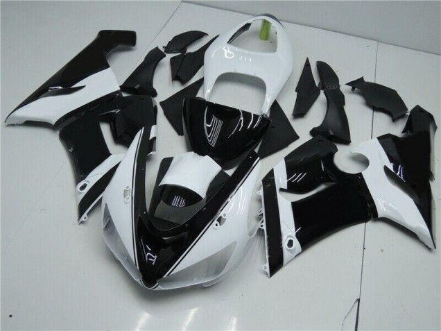 Carénage Moto Kawasaki ZX6R 2005-2006 - Noir Blanc