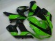 Carénage Moto Kawasaki ZX6R 2005-2006 - Vert Noir