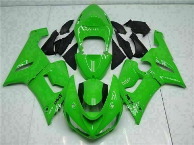 Kit Carénages Motos Complet Kawasaki ZX6R 2005-2006 - Vert