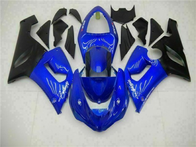 Carénage Moto Kawasaki ZX6R 2005-2006 - Bleu