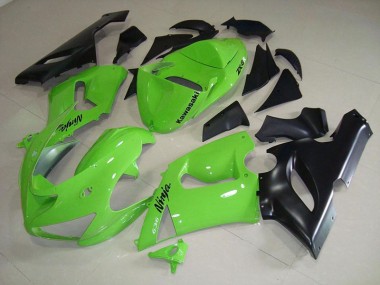 Carénage Moto Kawasaki ZX6R 2005-2006 - Lime Vert