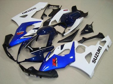 Carénage Moto Suzuki GSXR 1000 K5 2005-2006 - Bleu Blanc Noir