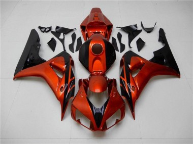 Carénage Moto Honda CBR 1000 RR 2006-2007 - Orange Noir