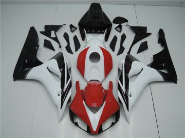 Carénages Moto Honda CBR 1000 RR 2006-2007 - Rouge Blanc Noir