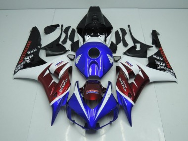 Carénage Moto Honda CBR 1000 RR 2006-2007 - Burgandy et Bleu