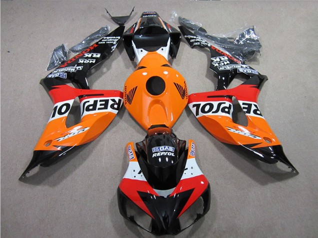 Carénage Moto Honda CBR 1000 RR 2006-2007 - Orange Repsol