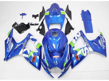 Kit Carénages Motos Complet Suzuki GSXR 600 / 750 K6 2006-2007 - Bleu Blanc