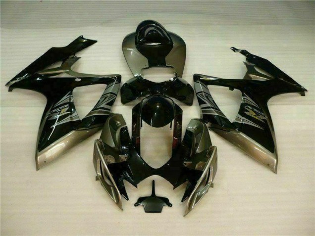 Carénage Moto Suzuki GSXR 600 / 750 K6 2006-2007 - Noir Gris