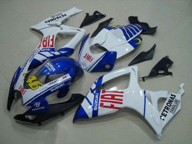 Carénage Moto Suzuki GSXR 750 K6 2006-2007 - Bleu Blanc Fiat 46