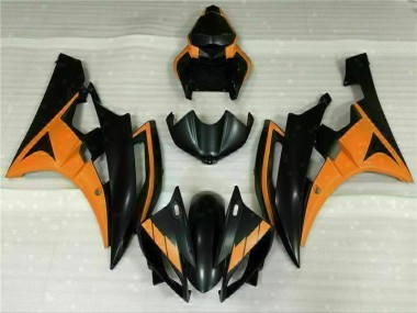 Carénage Moto Yamaha R6 2006-2007 - Noir Orange