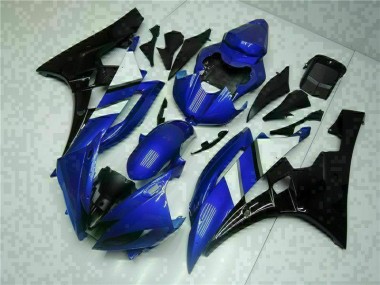 Kit Carénages Motos & Plastique Yamaha R6 2006-2007 - Bleu Noir