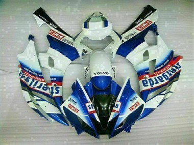 Carénages Moto Yamaha R6 2006-2007 - Blanc Bleu