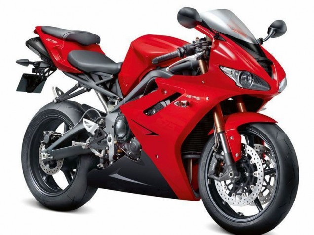 Carénage Moto Triumph Daytona 675 Triple 2006-2008 - Rouge Noir