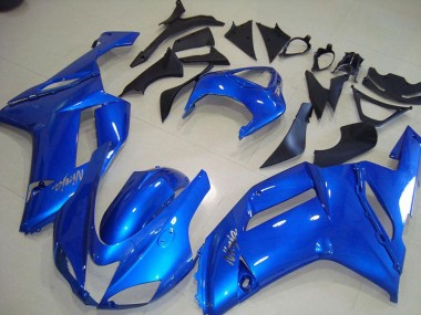 Carénages Moto Kawasaki ZX6R 2007-2008 - Bleu