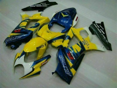 Carénages Moto Suzuki GSXR 1000 K7 2007-2008 - Jaune