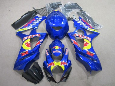 Carénage Moto Suzuki GSXR 1000 K7 2007-2008 - Bleu Red Bull