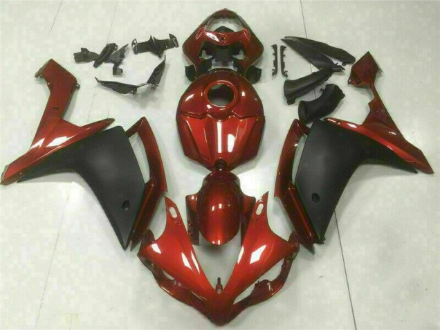 Carénage Moto Yamaha R1 2007-2008 - Rouge Noir