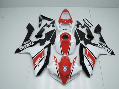 Carénage Moto Yamaha R1 2007-2008 - Factory Rouge Blanc