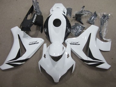 Carénage Moto Honda CBR 1000 RR 2008-2011 - Blanc Noir Fireblade