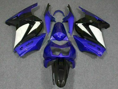 Carénage Moto Kawasaki EX250 2008-2012 - Bleu Blanc Noir Ninja