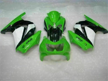 Kit Carénages Motos Complet Kawasaki EX250 2008-2012 - Vert Noir Ninja