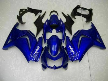 Carénages Moto Kawasaki EX250 2008-2012 - Bleu Noir Blanc Ninja