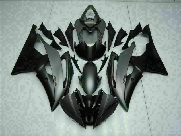 Carénages Moto Yamaha R6 2008-2016 - Gris Noir