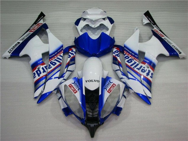 Carénage Moto Yamaha R6 2008-2016 - Blanc Bleu Sterilgarda Volvo