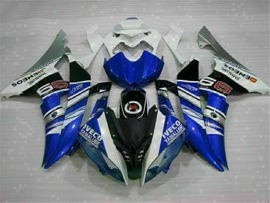 Carénage Moto Yamaha R6 2008-2016 - Blanc Bleu