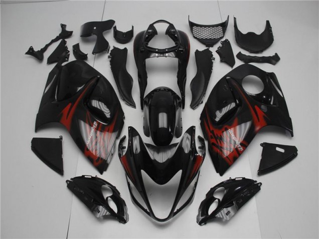 Carénage Moto Suzuki GSXR 1300 Hayabusa 2008-2019 - Noir Rouge