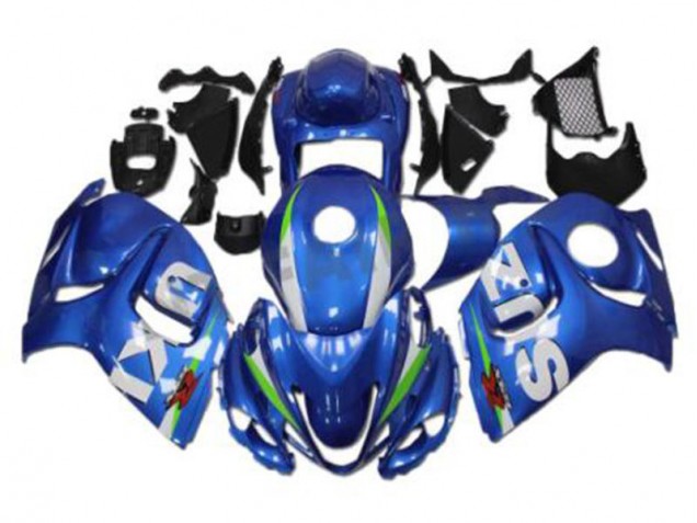 Carénage Moto Suzuki GSXR 1300 Hayabusa 2008-2019 - Bleu Blanc