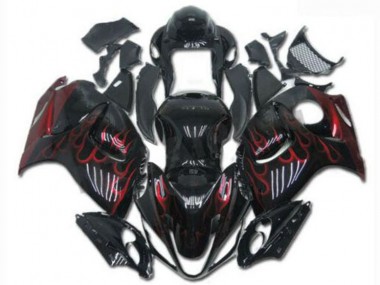 Carénages Moto & Carrosserie Suzuki GSXR 1300 Hayabusa 2008-2019 - Noir Rouge