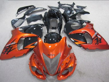 Carénage Moto Suzuki GSXR 1300 Hayabusa 2008-2019 - Orange Noir